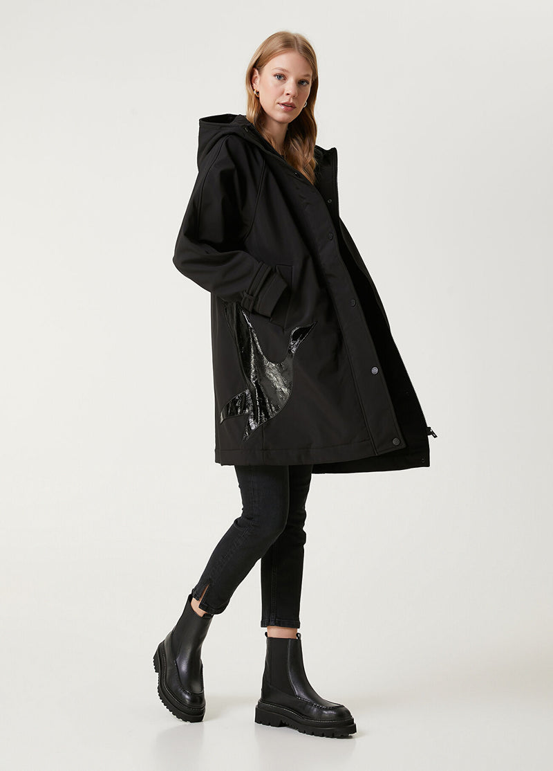 Beymen Club Hooded Coat Black