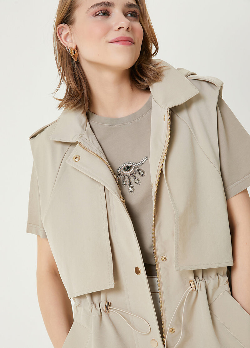 Beymen Club Trench Form Detailed Vest Beige