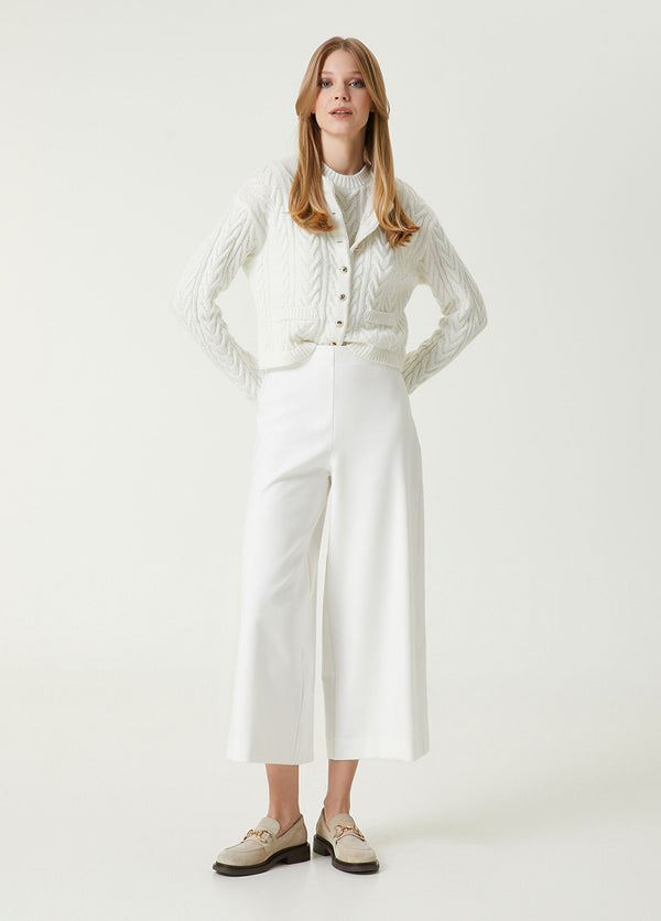 Beymen Club Wide-Leg Trousers Off White