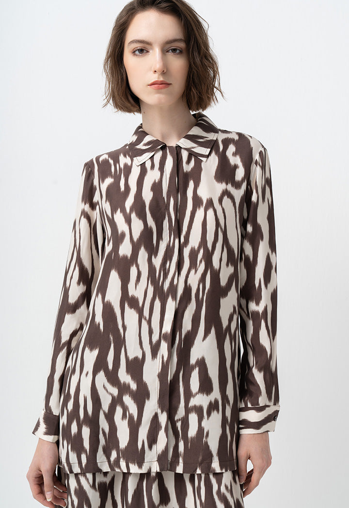 Choice Printed Long Sleeves Shirt Print