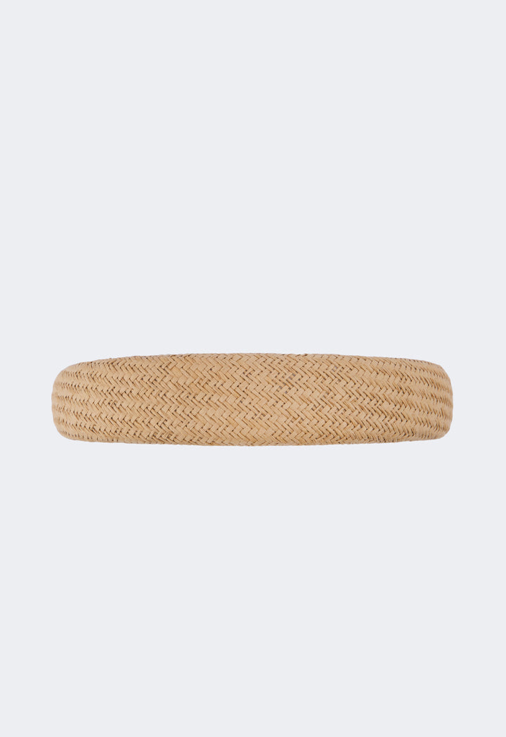 Choice Faux Straw Headband Beige