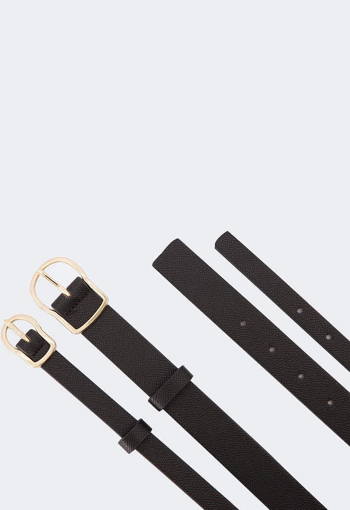 Choice Double Strap Belt Black