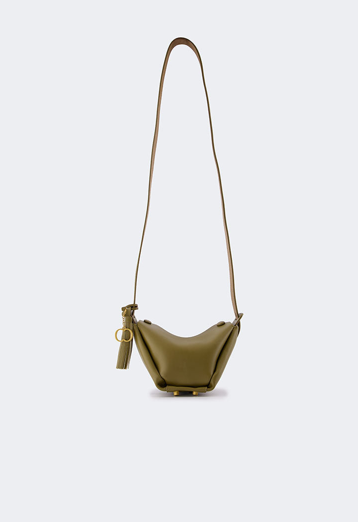 Choice Modern Plain Pu Leather Handbag Green