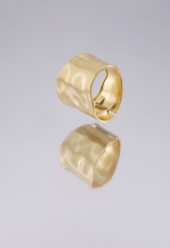 Choice Solid Matte Bangle Gold