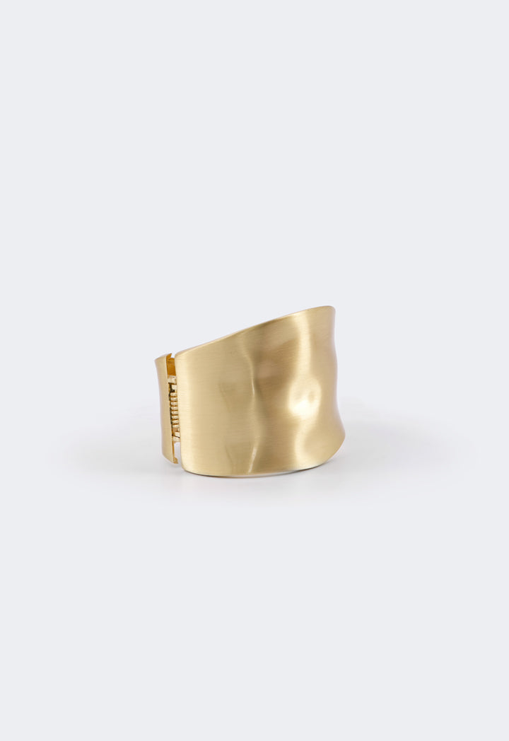 Choice Solid Matte Bangle Gold