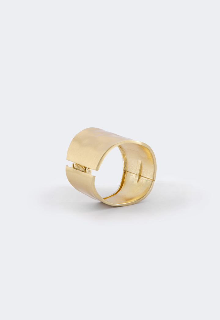 Choice Solid Matte Bangle Gold
