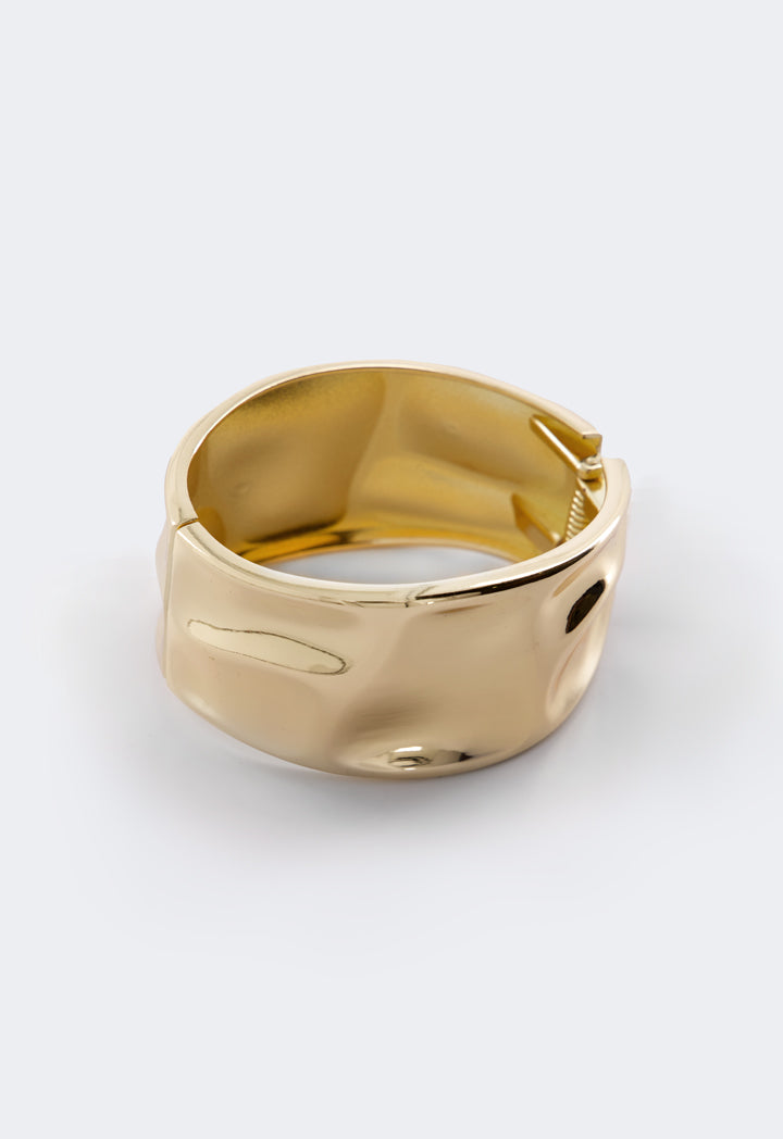 Choice Solid Metallic Bangle Gold