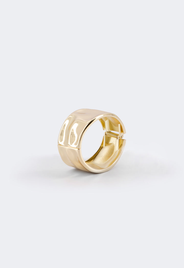 Choice Solid Metallic Bangle Gold