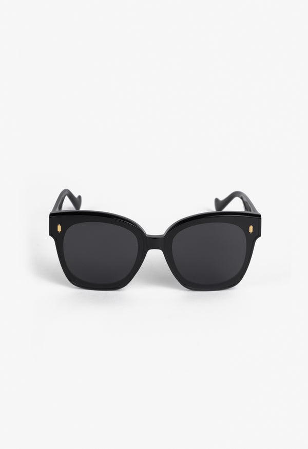 Choice Embellished Cat Eye Sunglasses Black