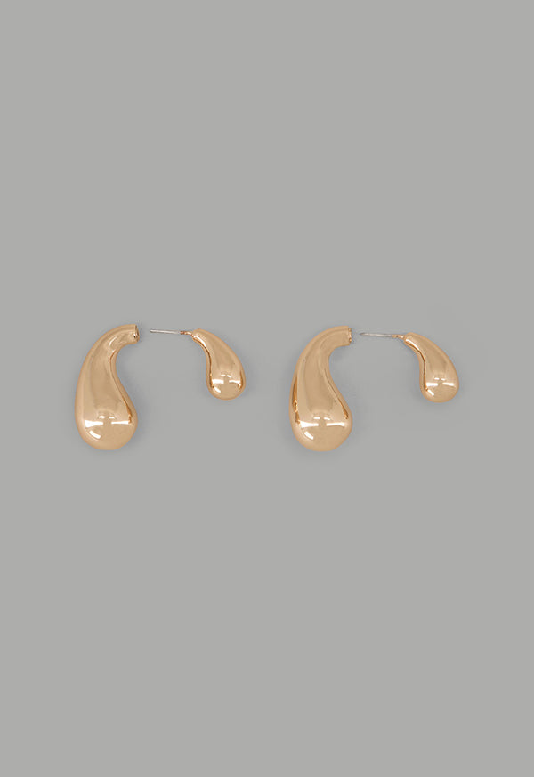 Choice Metallic Drop Earrings Gold