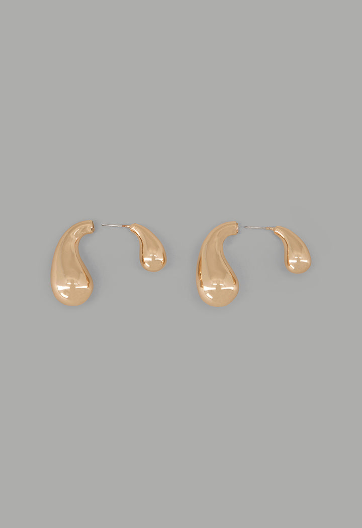Choice Metallic Drop Earrings Gold