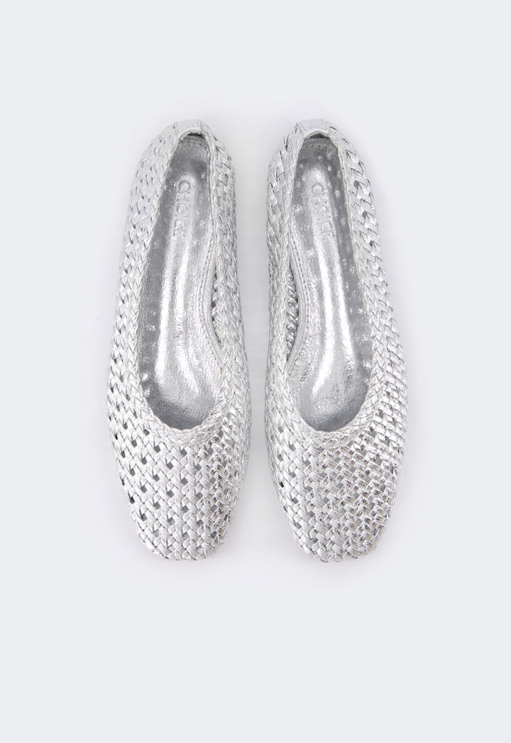 Choice Intricate Metallic Ballerina Silver