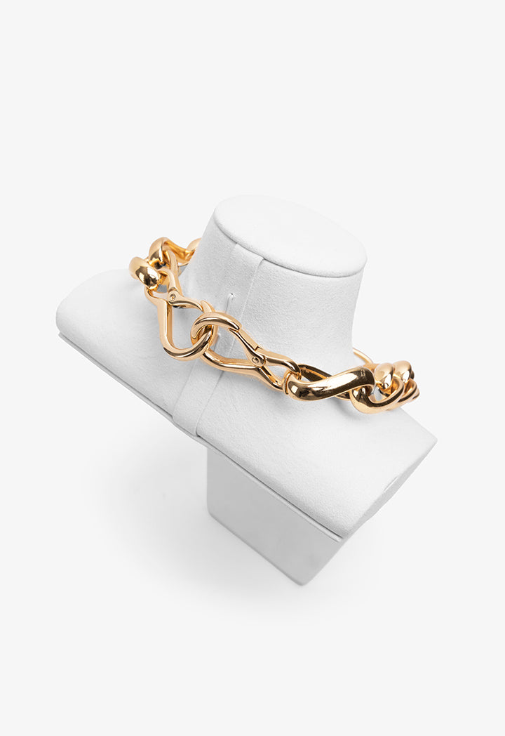 Choice Modern Metallic Chain  Gold