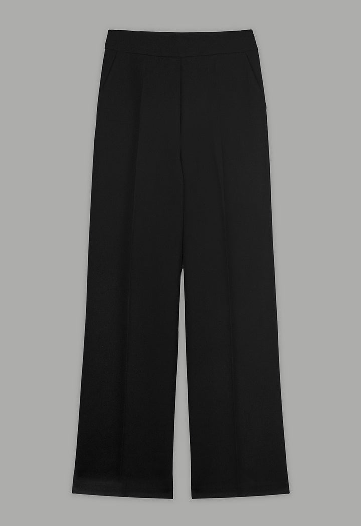 Choice Basic Wide Leg Trousers Black