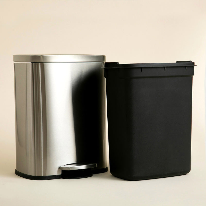 Chakra Kero Waste Bin 12 Lt Silver