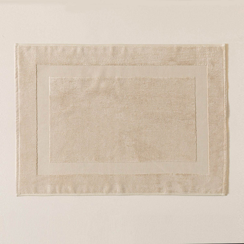 Chakra Frame Foot Towel 50X70 Cm Dark Beige