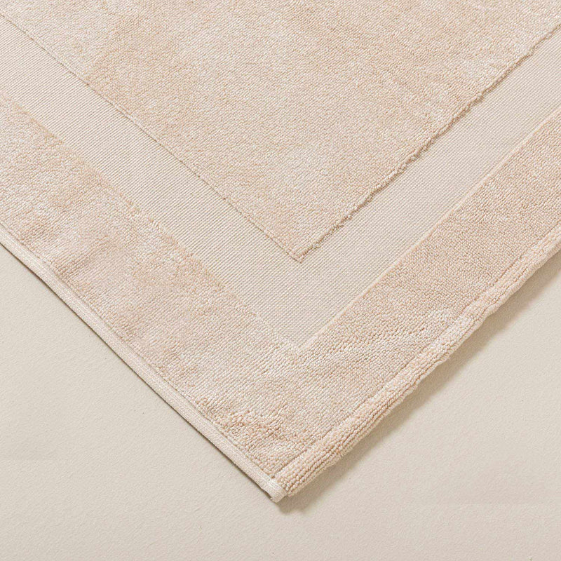 Chakra Frame Foot Towel 50X70 Cm Dark Beige