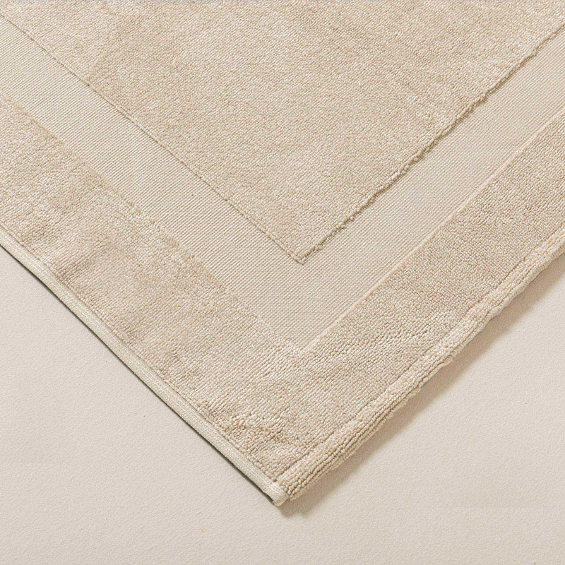 Chakra Frame Foot Towel 50X70 Cm Dark Beige