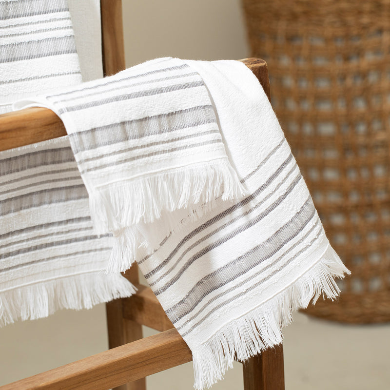 Chakra Derin Towel 30X50 Cm White