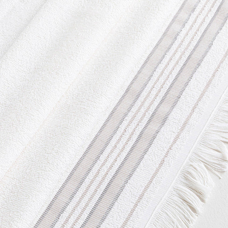 Chakra Derin Towel 100X150 Cm Ecru