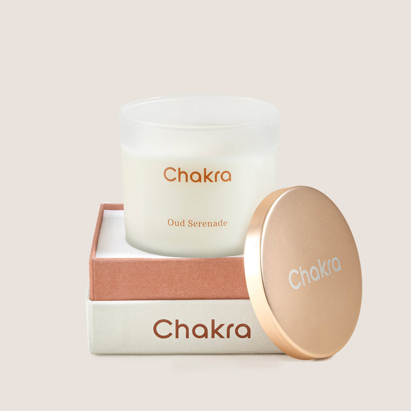 Chakra Scented Candle 400 G - Oud Serenade Oud Oud