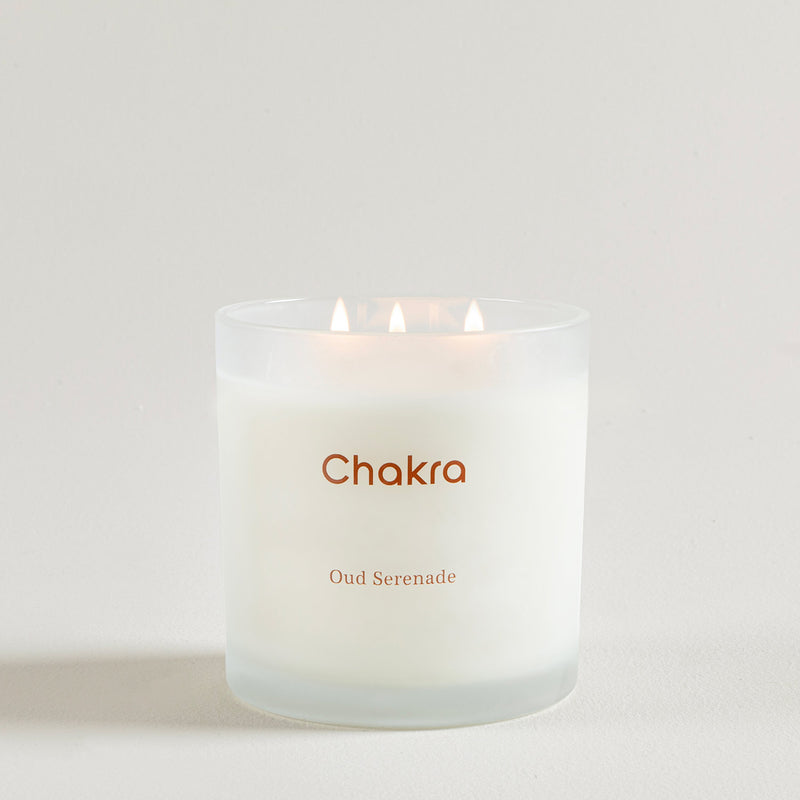 Chakra Scented Candle 400 G - Oud Serenade Oud Oud