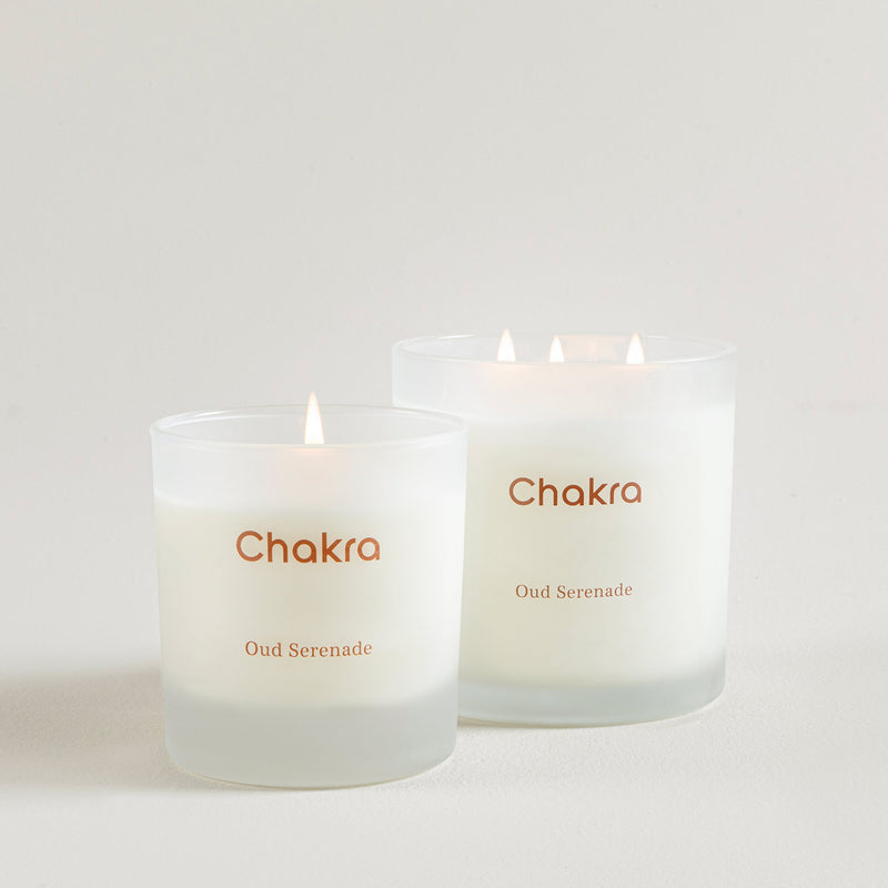 Chakra Scented Candle 400 G - Oud Serenade Oud Oud