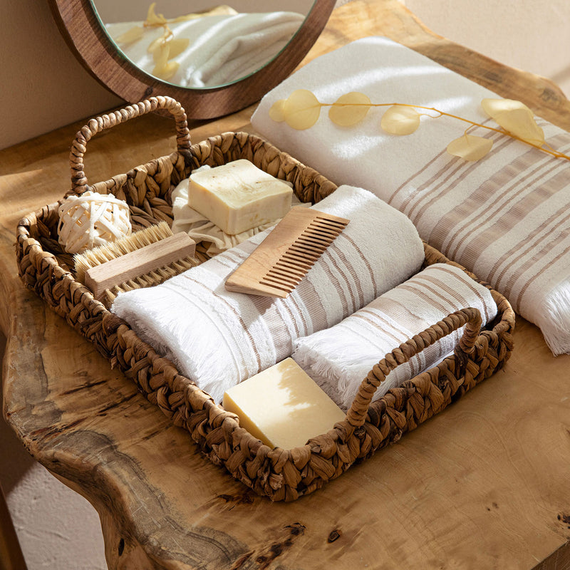 Chakra Derin Hand Towel 30X50 Cm Beige