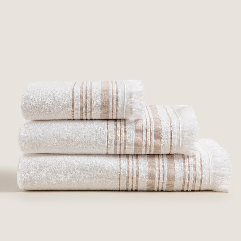 Chakra Derin Hand Towel 30X50 Cm Beige