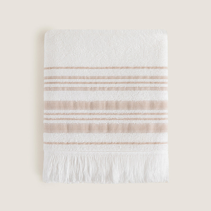 Chakra Derin Bamboo Face Towel 50X90 Cm Beige
