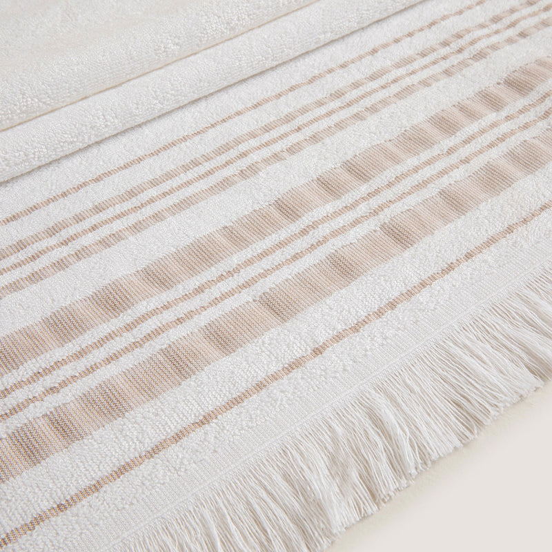 Chakra Derin Bamboo Face Towel 50X90 Cm Beige