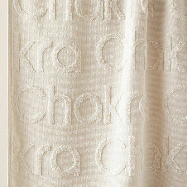 Chakra Chakra Logo Beach Towel 85X150 Cm Ecru