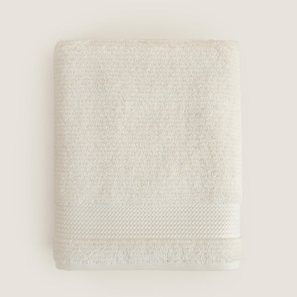 Chakra Eva Cotton Bath Towel 85X150 Cm Ecru