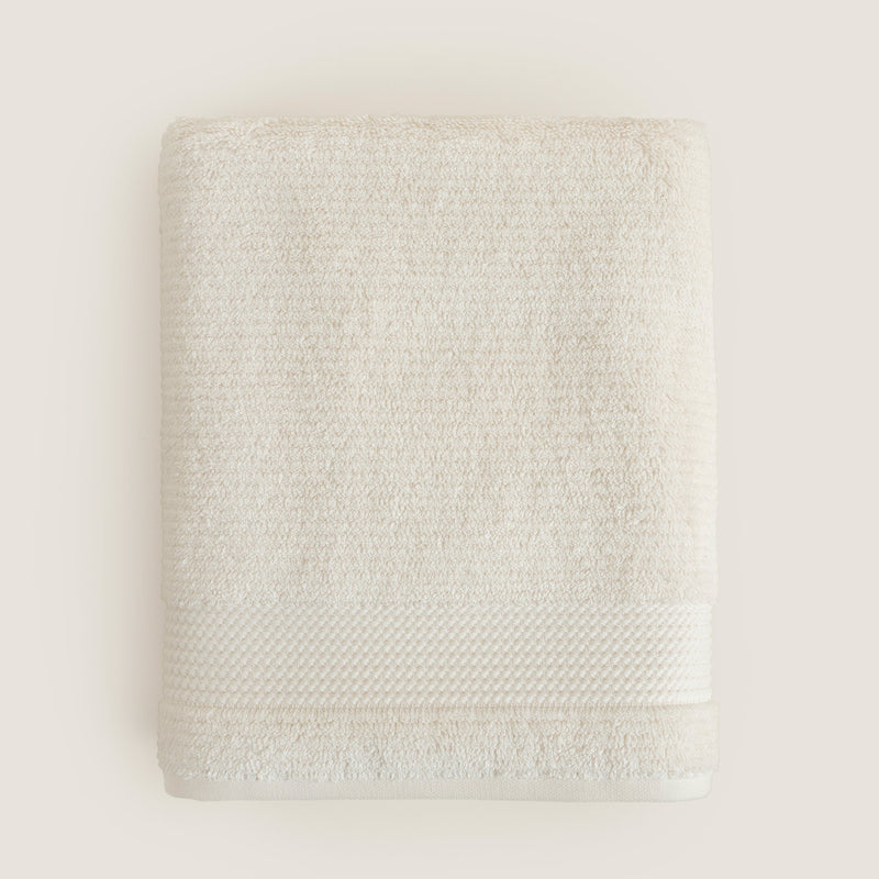 Chakra Eva Cotton Bath Towel 85X150 Cm Ecru