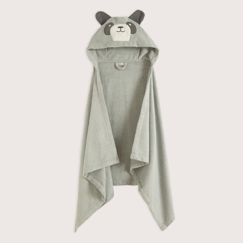 Chakra Panda Swaddle Towel Grey