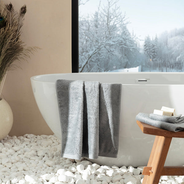 Chakra Flovya Towel 85X150 Cm Grey