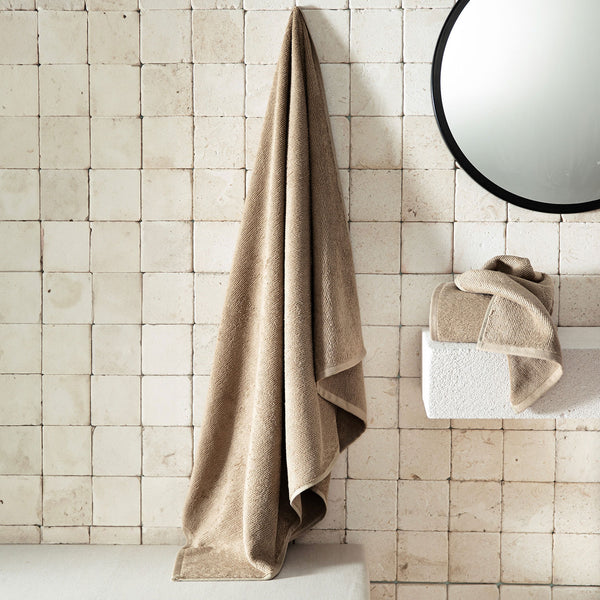 Chakra Carlin Towel 85X150 Cm Khaki