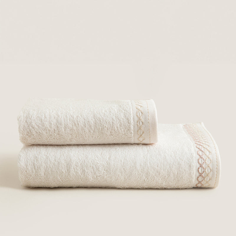 Chakra Mardille Towel 30X50 Cm Ecru