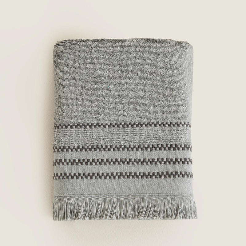 Chakra Natura Towel 50X90 Cm Grey