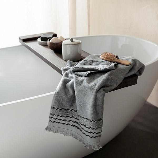 Chakra Natura Towel 50X90 Cm Grey