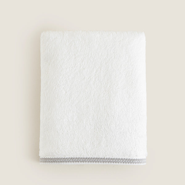 Chakra Herringbone Towel 50X90 Cm White