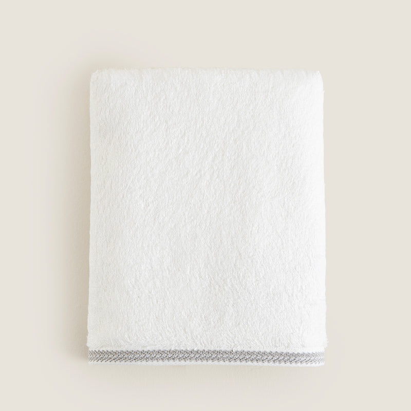 Chakra Herringbone Towel 50X90 Cm White