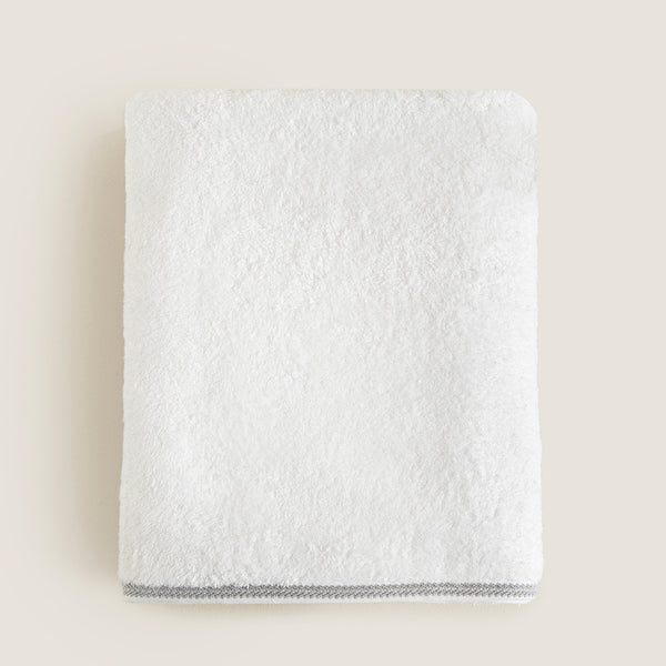 Chakra Herringbone Towel 85X150 Cm White