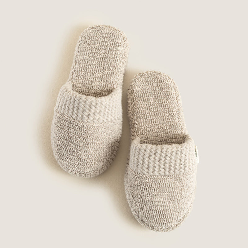 Chakra Eva Cotton Unisex Slippers Light Grey