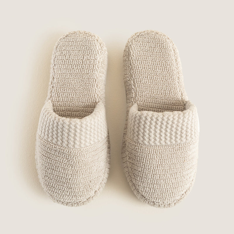 Chakra Eva Cotton Unisex Slippers Light Grey