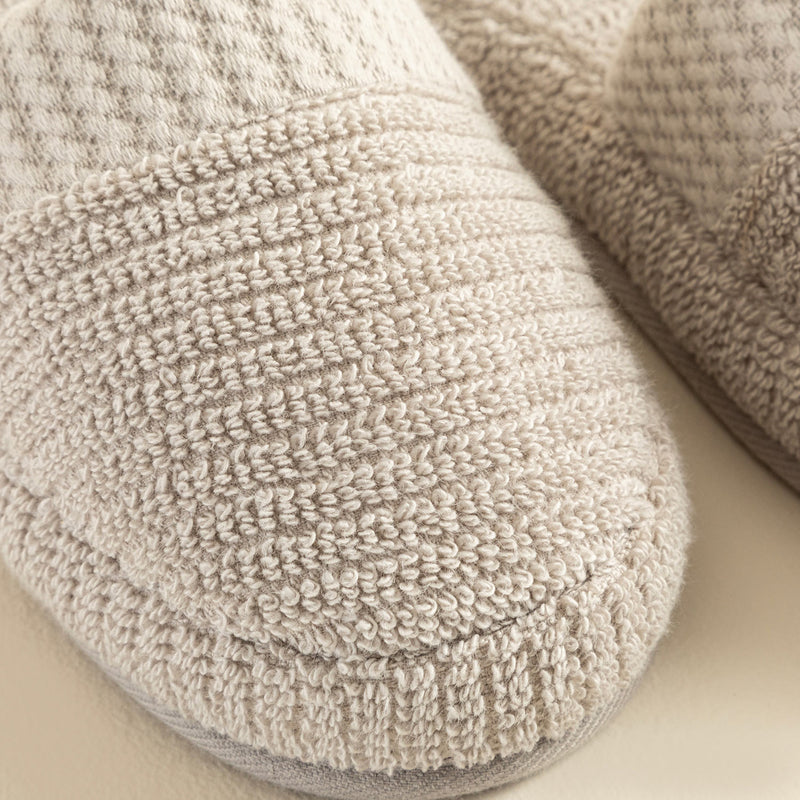 Chakra Eva Cotton Unisex Slippers Light Grey