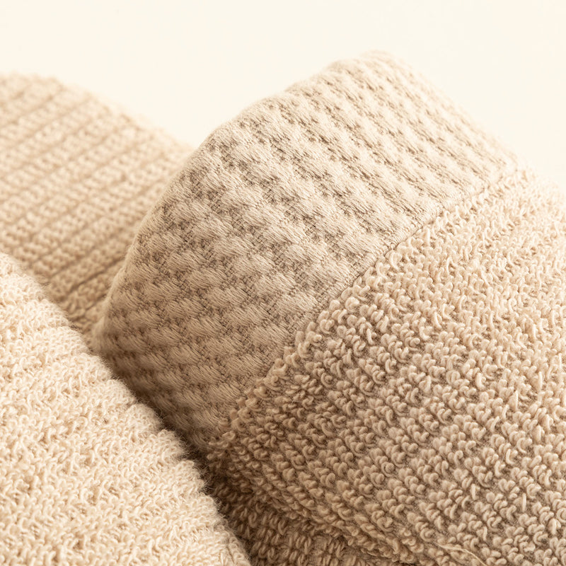 Chakra Eva Cotton Unisex Slippers Dark Beige