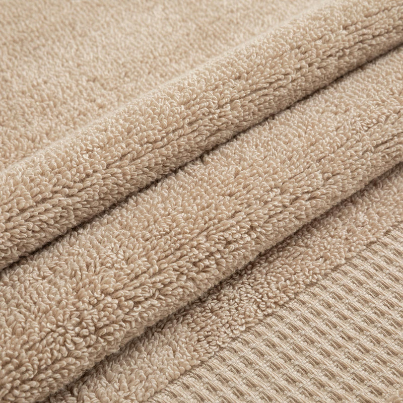 Chakra Eva Cotton Towel 50X90 Cm Dark Beige