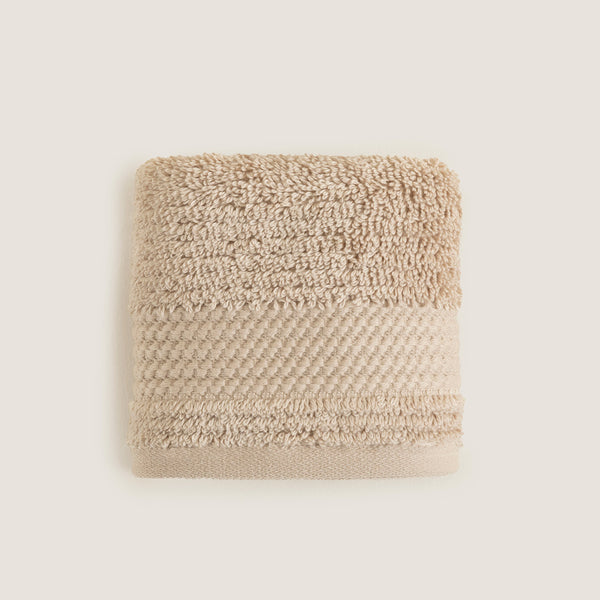 Chakra Eva Cotton Towel 30X50 Cm Dark Beige