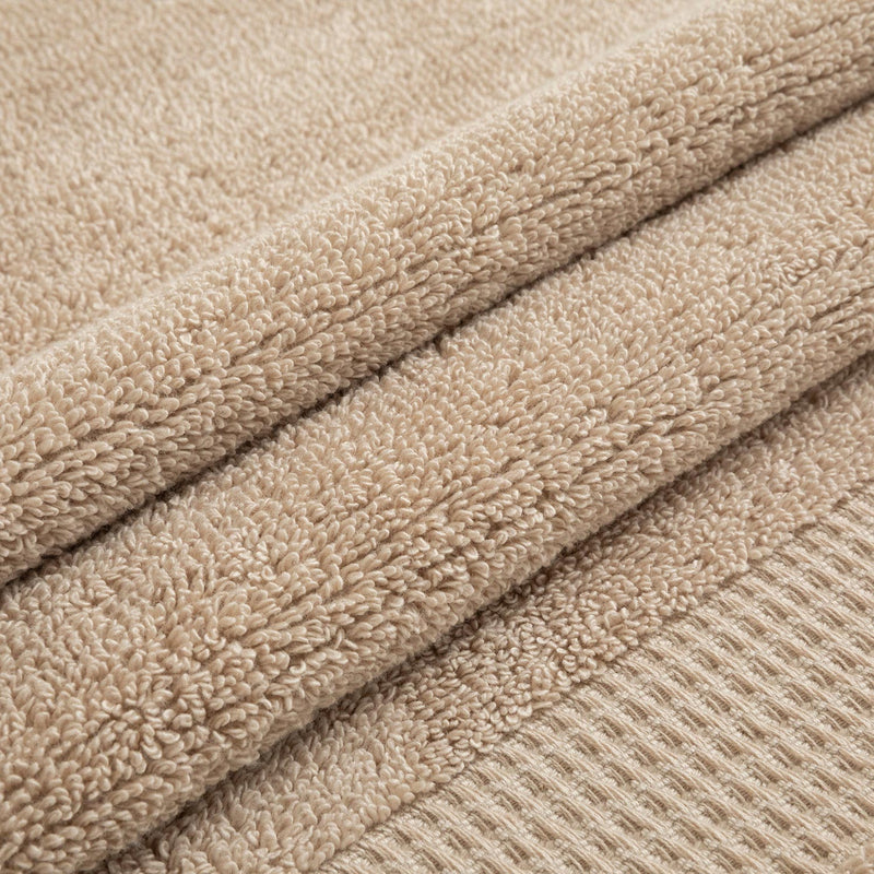 Chakra Eva Cotton Towel 30X50 Cm Dark Beige